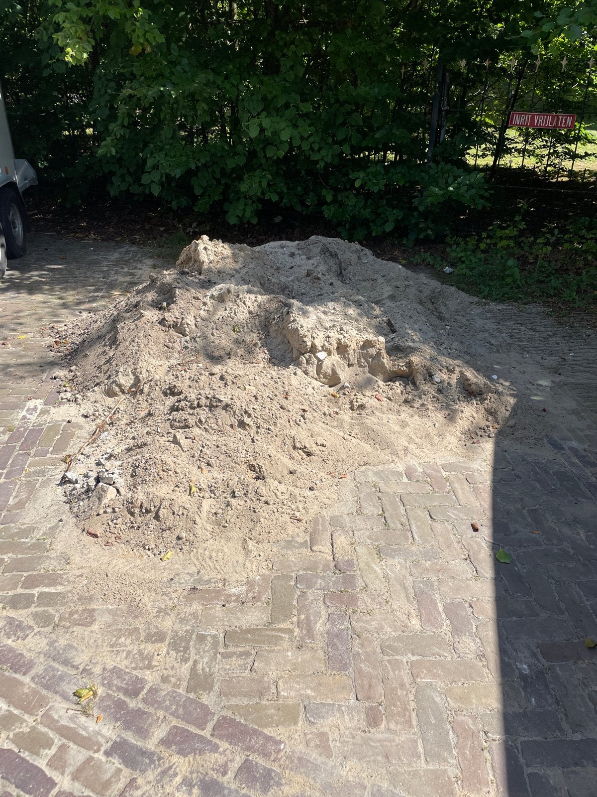 Gratis zand af te halen, Ophalen, Gebruikt, Ophoogzand