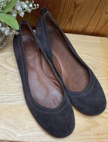 Esprit instapschoenen/ballerinas mt 40, Bruin, Instappers, Ophalen of Verzenden, Zo goed als nieuw