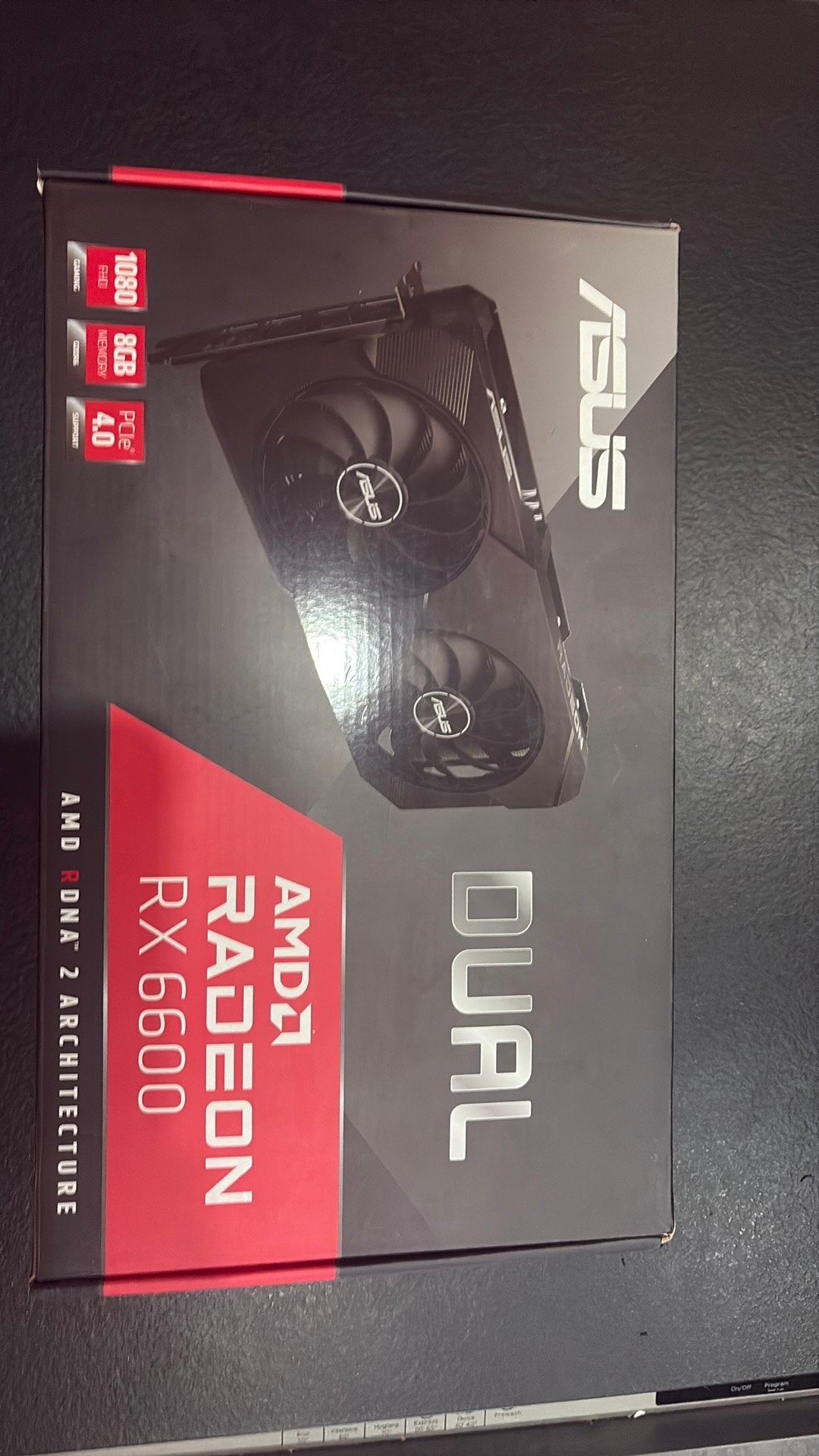 Asus radeon rx6600, Computers en Software, Videokaarten, Ophalen, Zo goed als nieuw, GDDR