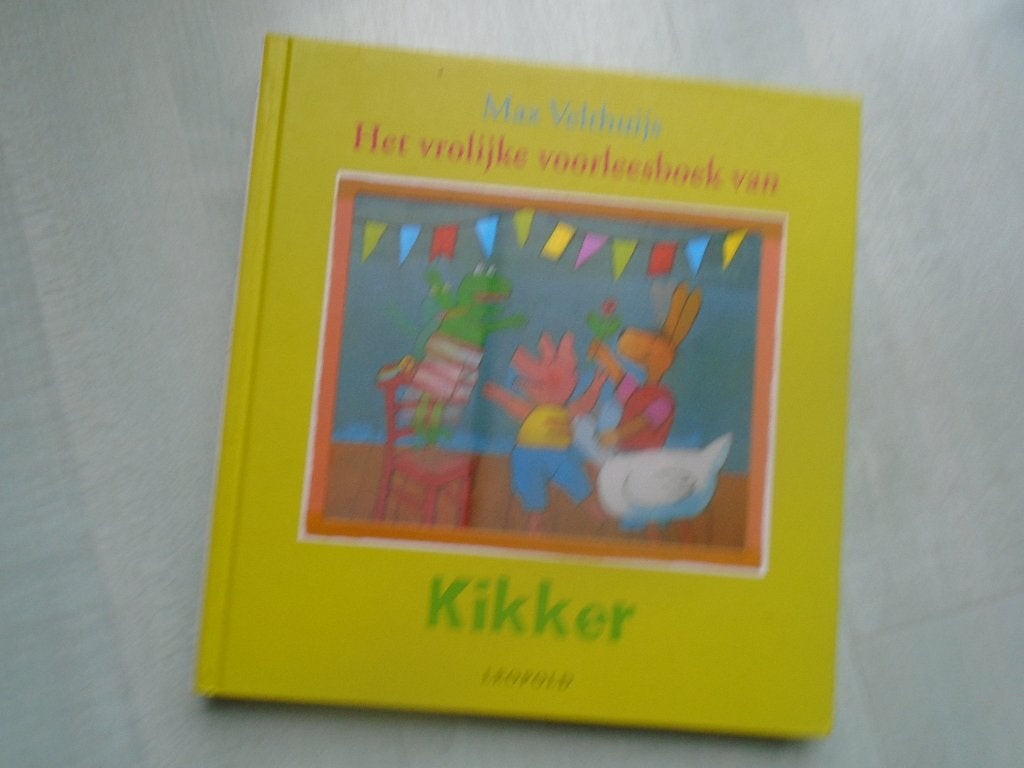 het vrolijke voorleesboek van kikker, max velthuijs, Boeken, Ophalen of Verzenden, Zo goed als nieuw, Max Velthuijs, Fictie algemeen