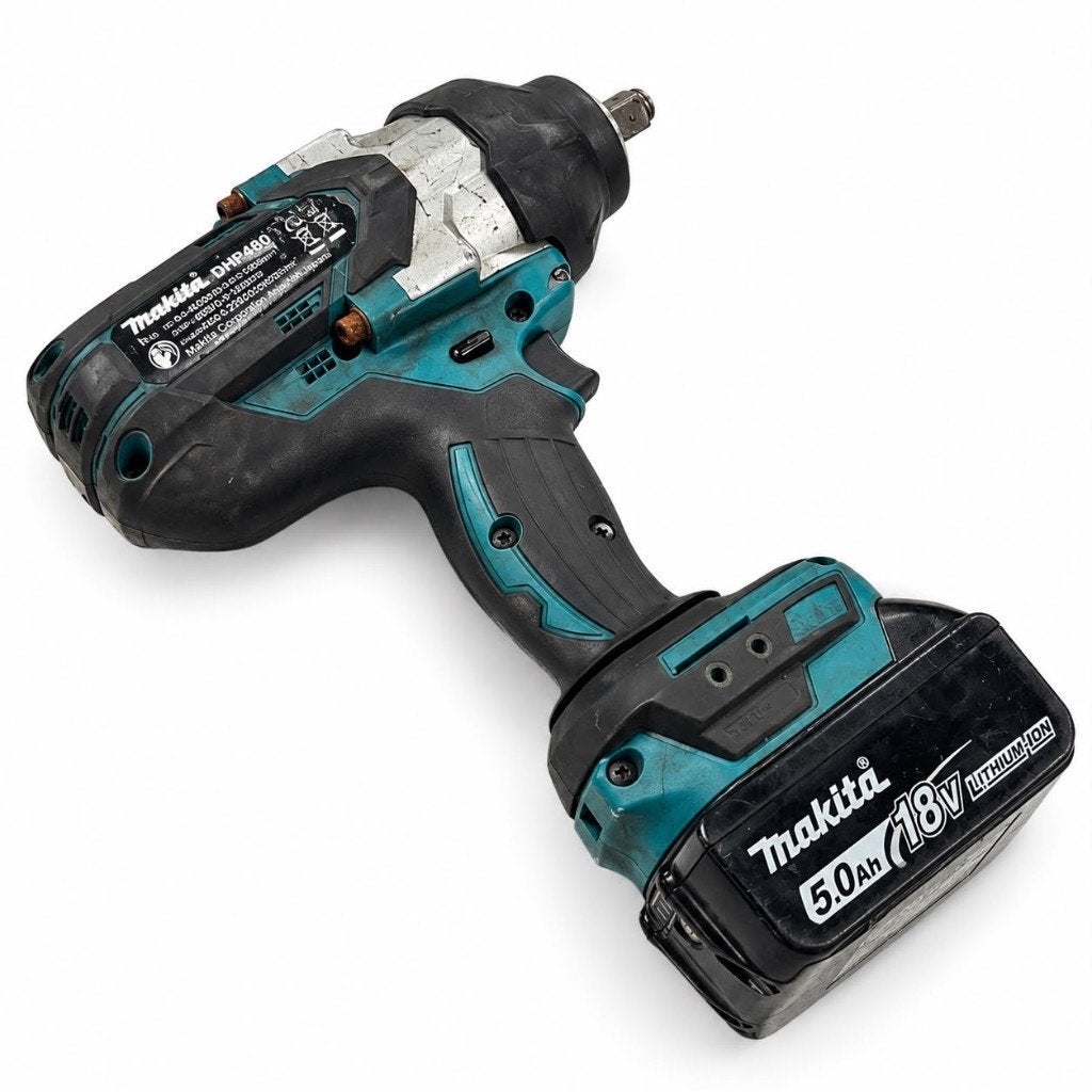 Makita DTW1002 18V + 5.0Ah accu | Gebruikt, Gebruikt, ., Ophalen of Verzenden, .