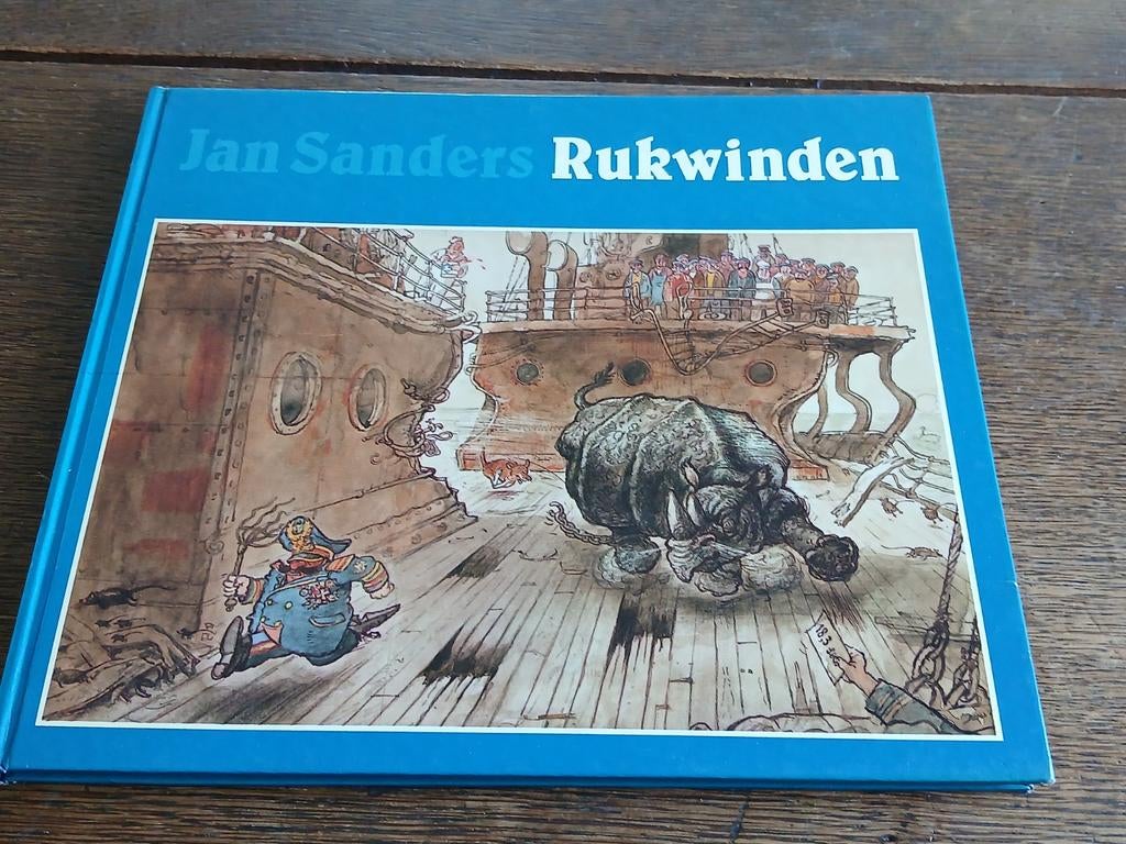 RUKWINDEN, JAN SANDERS(ILLUSTRATOR) GEWELDIG BOEK, Boeken, Humor, Cartoons, JAN SANDERS, Ophalen of Verzenden, Zo goed als nieuw