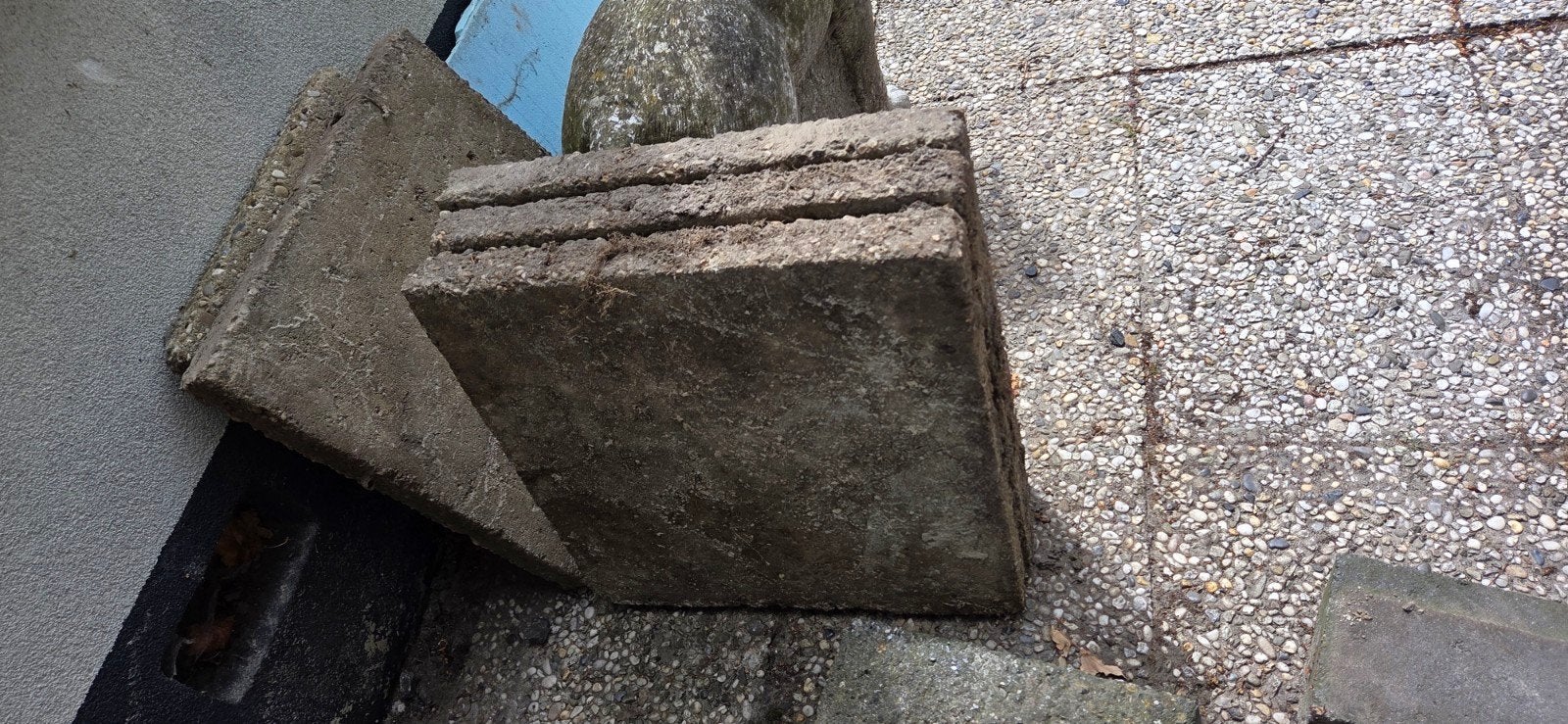 Grindtegels gratis af te halen, Tuin en Terras, Ophalen, Gebruikt, Minder dan 5 m², Grind