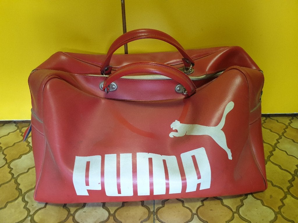 Sporttas Puma uit de jaren 70, Ophalen, Gebruikt