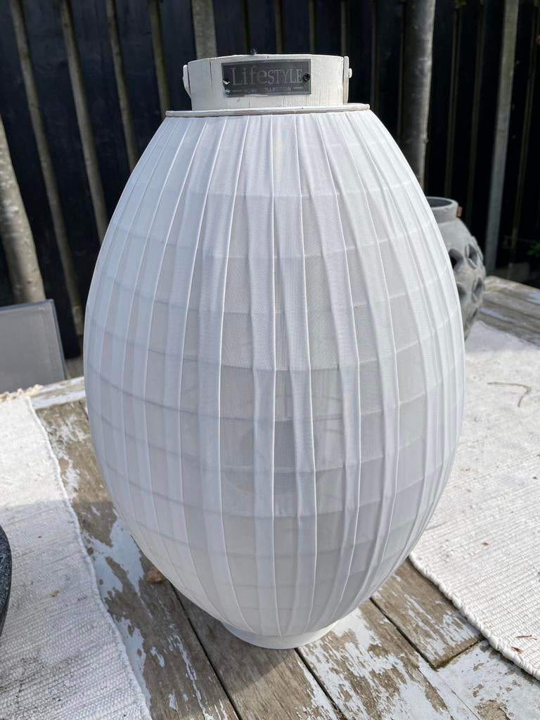 Lifestyle Home Collection Lantaarn Wit, Ophalen, Gebruikt, Wit, Textiel