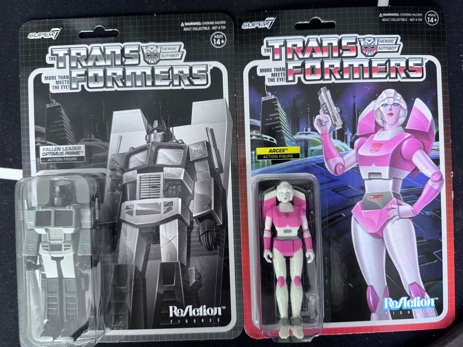 Super7 Transformers ReAction Fallen Leader Optimus Prime Arc, Verzamelen, Transformers, Overige generaties, Ophalen of Verzenden