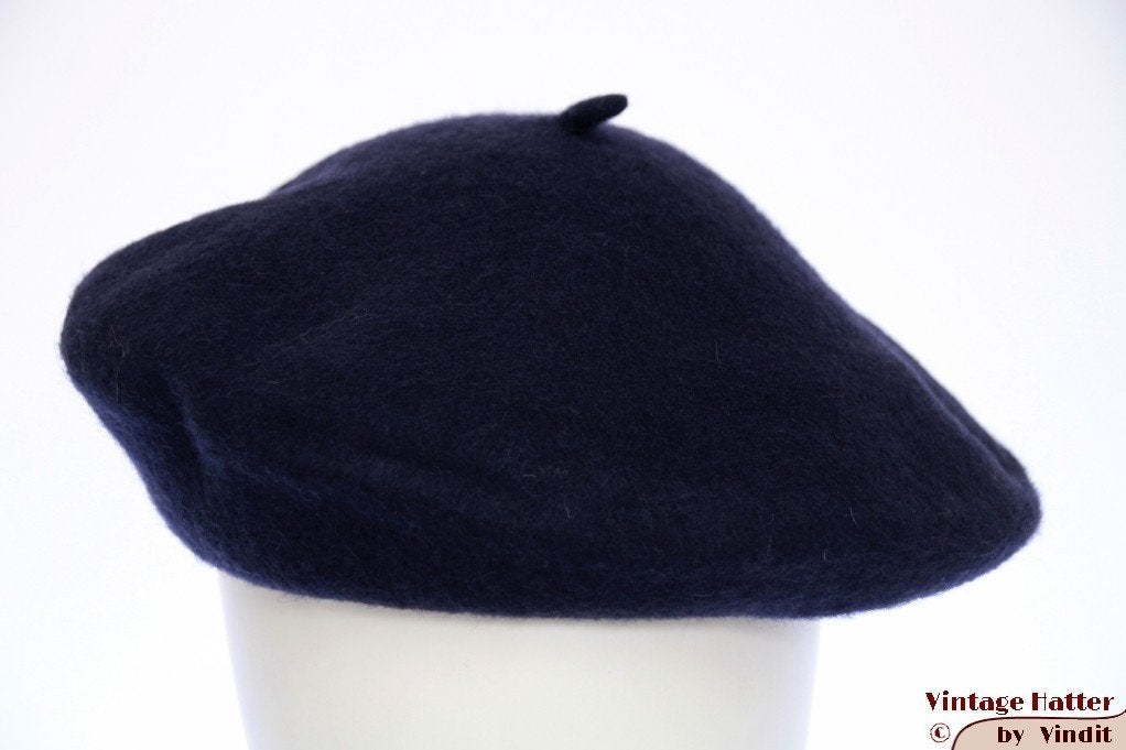 Alpino Baret donker blauw vilt 54-59 one size fits all NIEUW, Kleding | Dames, Mutsen, Sjaals en Handschoenen, Maat 38/40 (M)