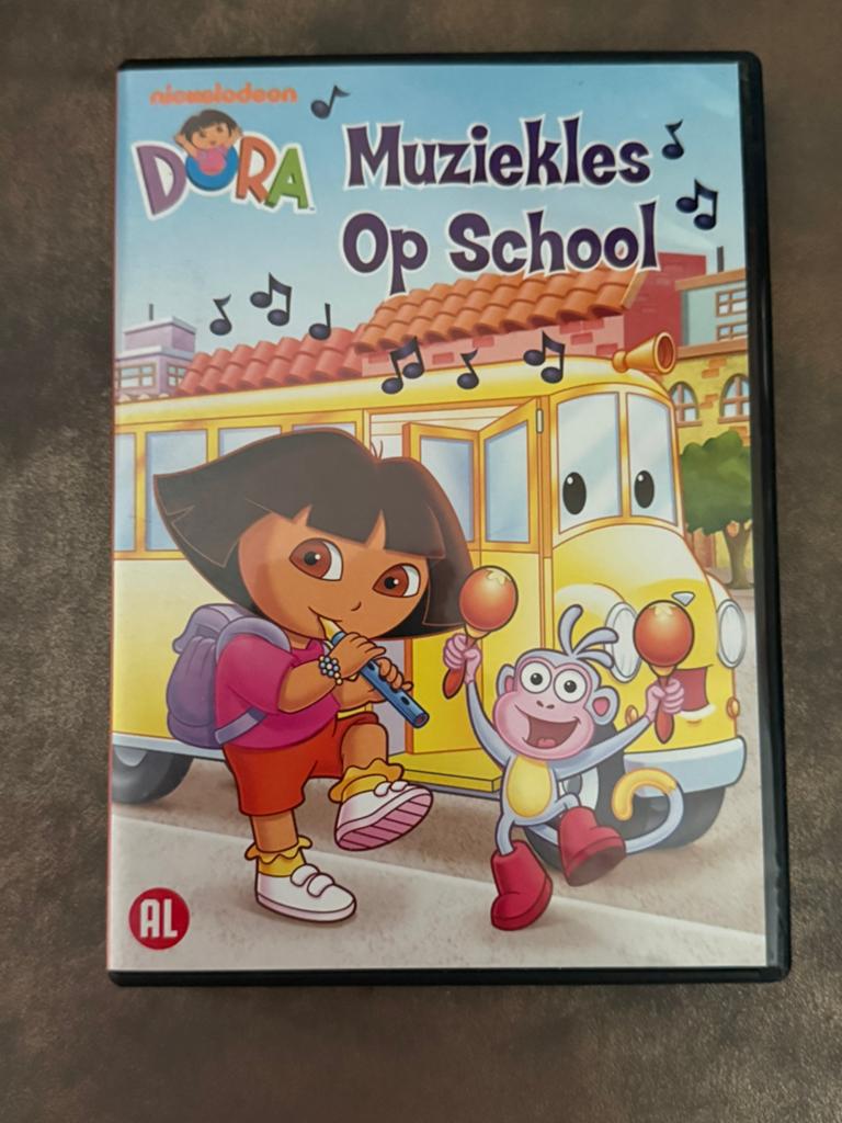 Dora Muziekles Op School DVD - Nickelodeon, Gebruikt, Alle leeftijden, Ophalen of Verzenden, Tv fictie