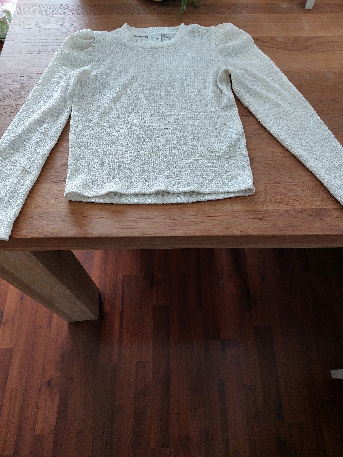 Witte meisjes blouse Shoeby 158/164, Overhemd of Blouse, Zo goed als nieuw, Shoeby, Verzenden