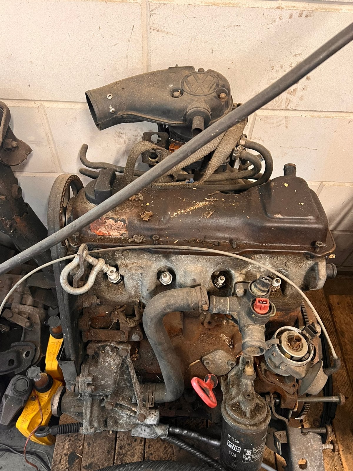 Golf mk2 1.8 motor, Ophalen, Gebruikt, Volkswagen