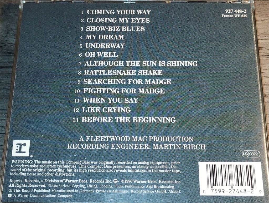 Fleetwood Mac ‎- Then Play On, Cd's en Dvd's, Cd's | Rock, Ophalen of Verzenden, Zo goed als nieuw, Poprock