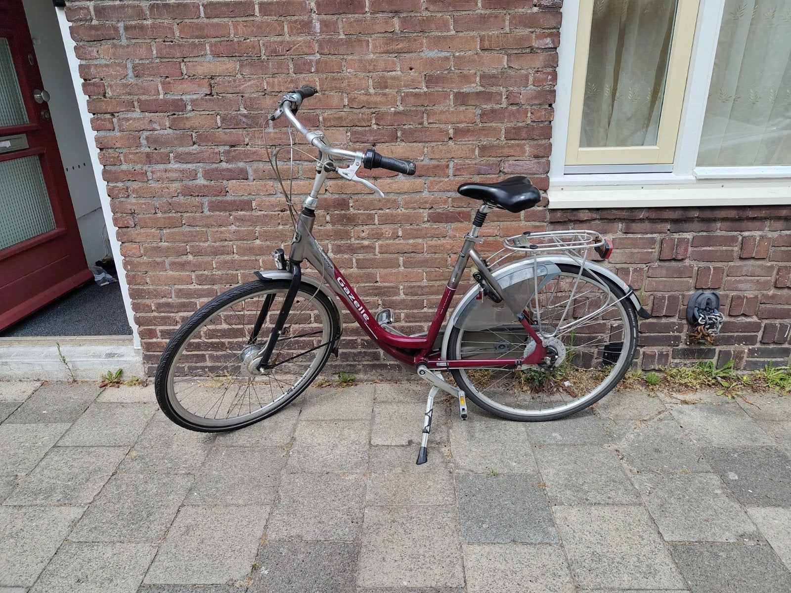 Gazelle Orange stadsfiets, 52 cm, 8 versnellingen, Fietsen en Brommers, Fietsen | Dames | Damesfietsen, Ophalen, Gebruikt, Velgrem