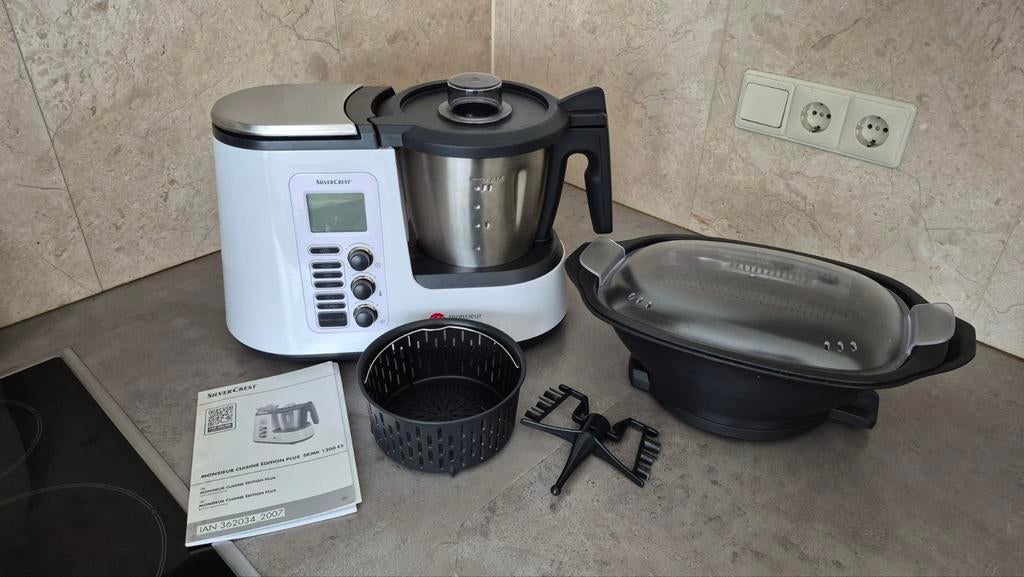 Silvercrest Monsieur Cuisine Édition Plus Keukenmachine, 2 tot 3 liter, Ophalen, Nieuw, 3 snelheden of meer