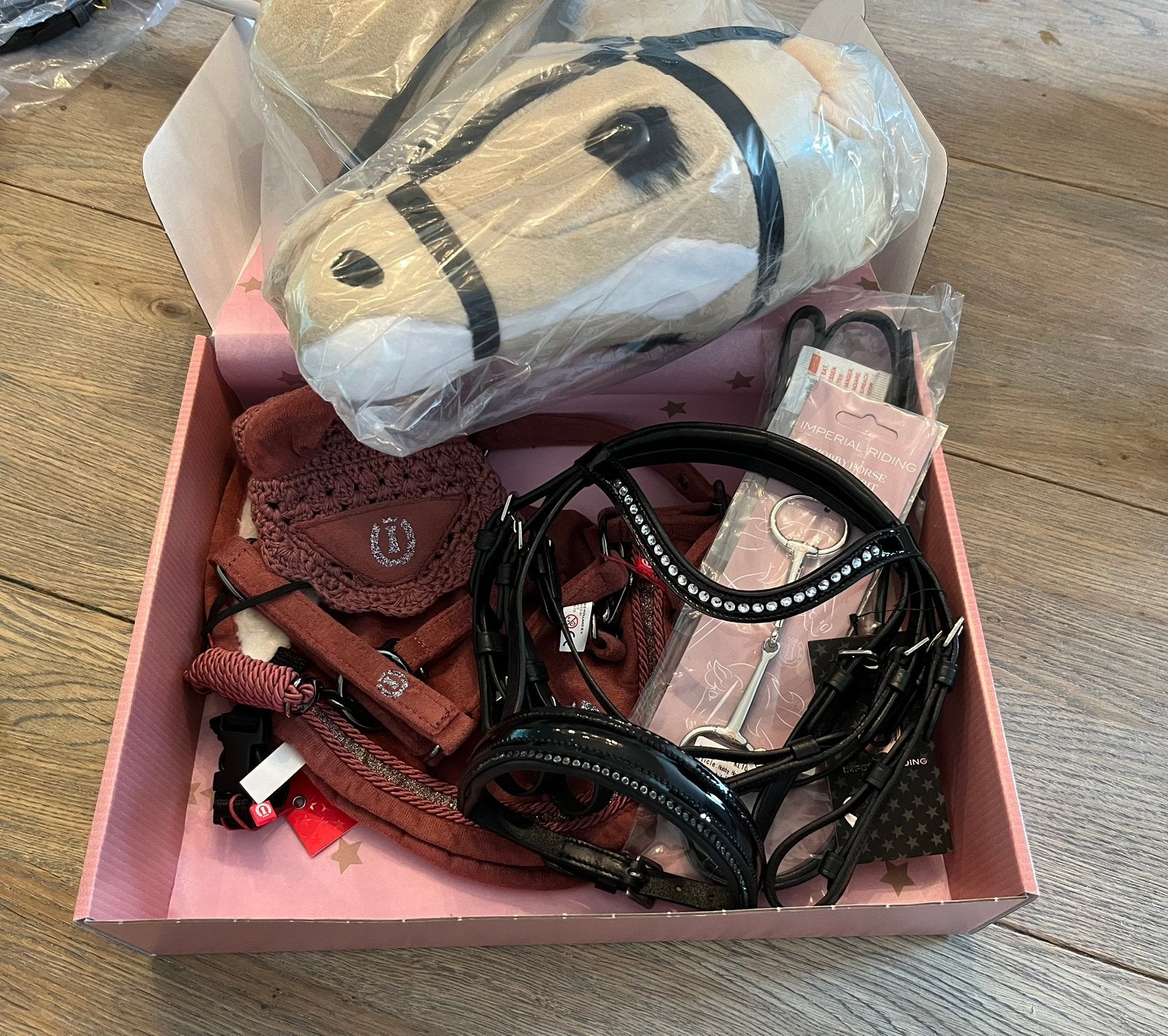 Luxe Hobby horse cadeau boxen nieuw, Ophalen of Verzenden, Nieuw