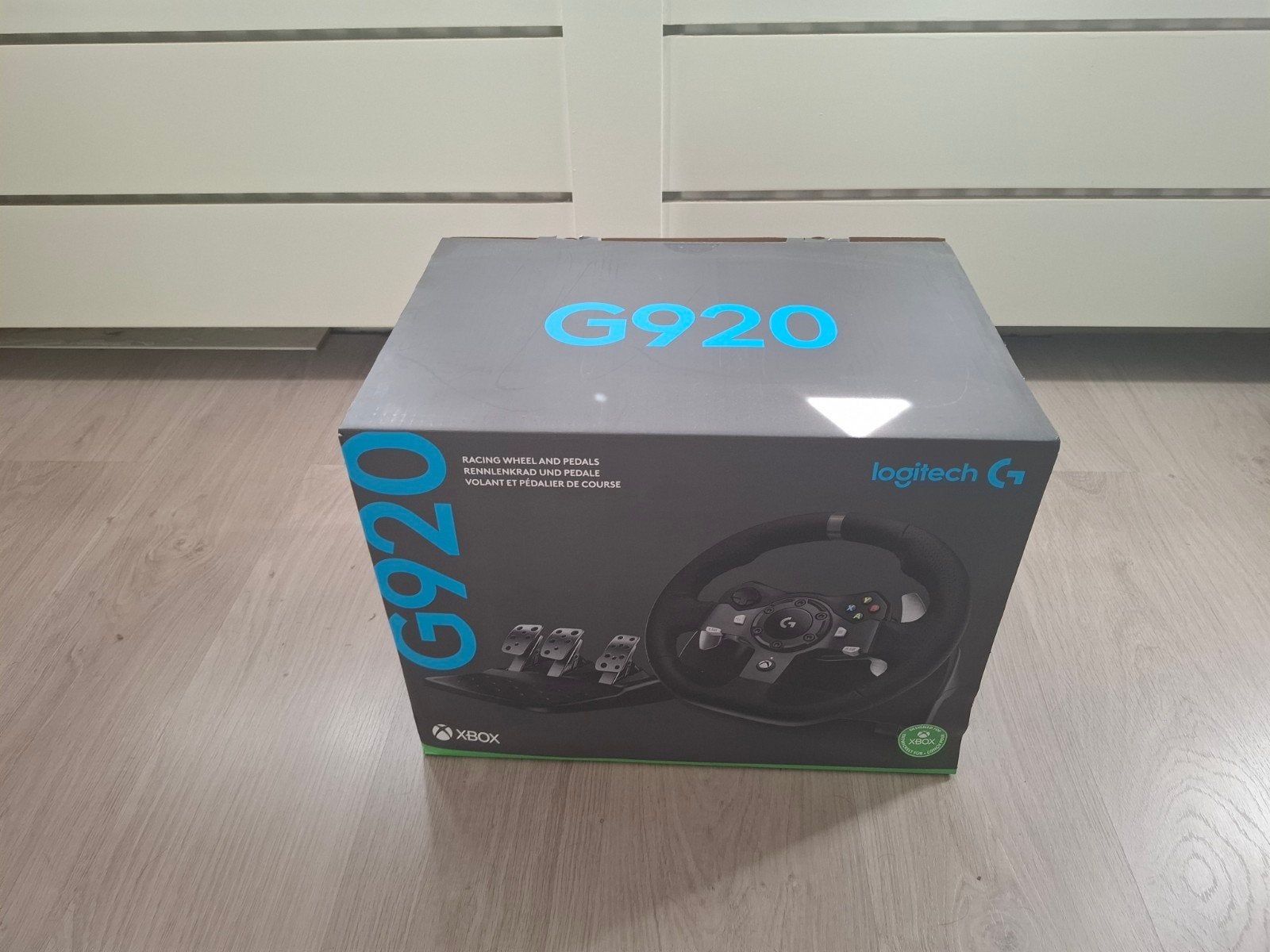 Race stuur Logitech G920 Driving Force XBOX PC, Ophalen of Verzenden, Zo goed als nieuw, Stuurtje of Sportattribuut, Xbox Series X