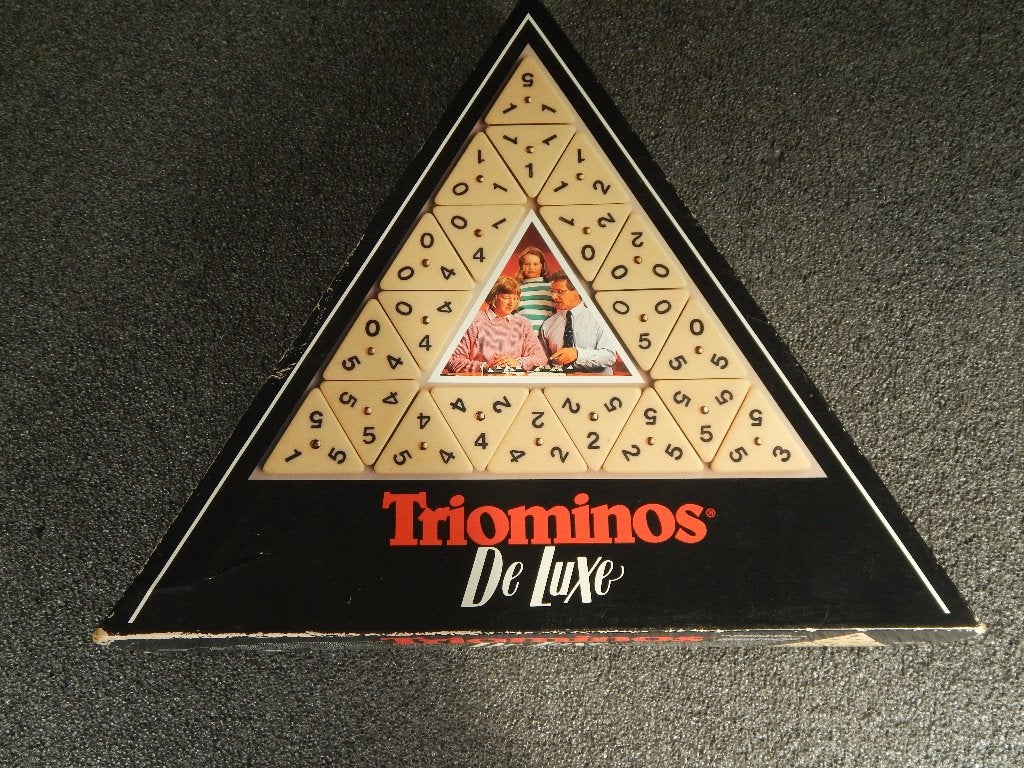 Triomino's Deluxe, Een of twee spelers, Ophalen of Verzenden, Gebruikt, Goliath