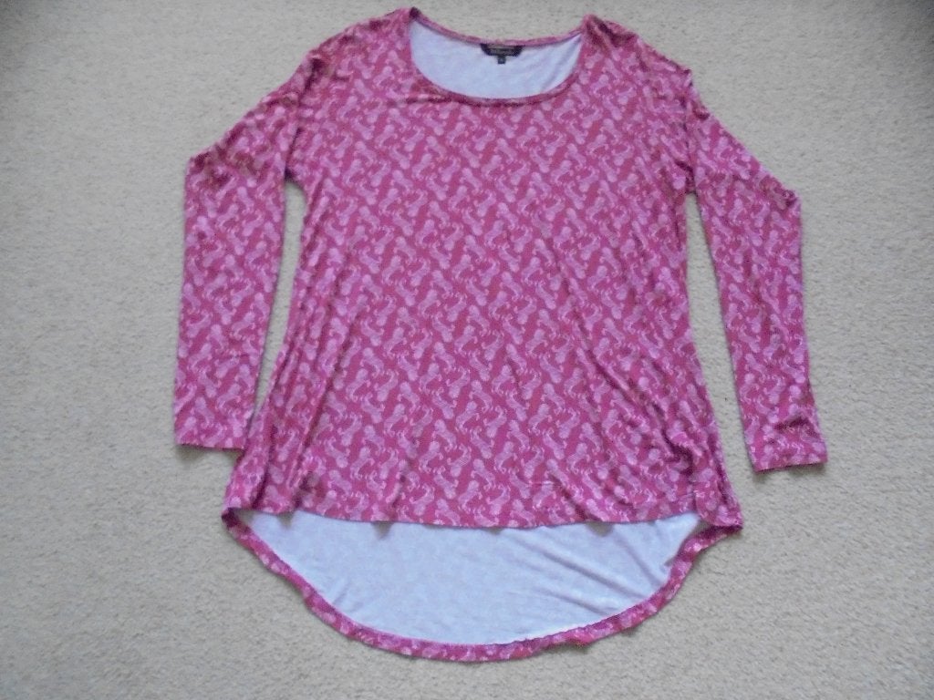 Roze shirt MS MODE, Maat 42/44 (L), Ophalen of Verzenden, Zo goed als nieuw, Lange mouw