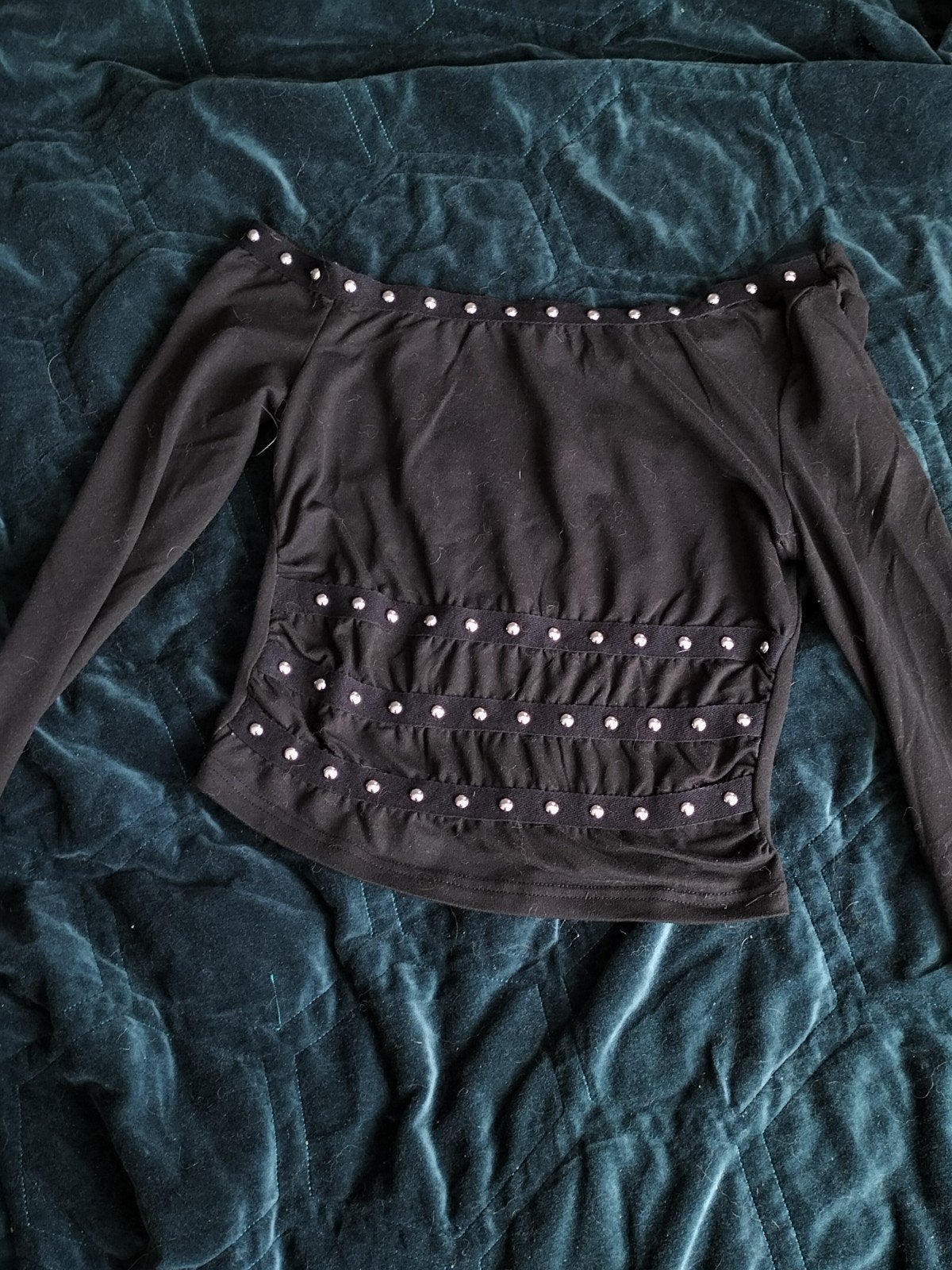Off shoulder truitje, maat S, Zwart, Nieuw, Ophalen of Verzenden, Lange mouw