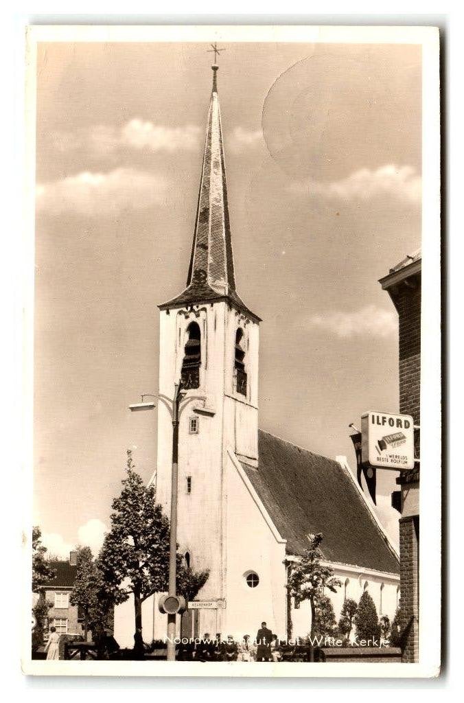 Noordwijkerhout, Het Witte Kerkje, Verzenden, 1940 tot 1960, Gelopen, Zuid-Holland