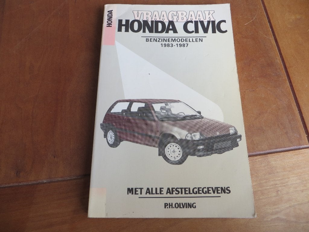 Vraagbaak Honda Civic, Civic 1,5 GTI, Civic 1.5 CRX 1983-87, Ophalen of Verzenden