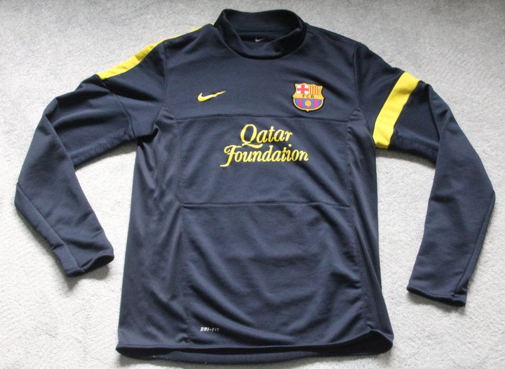 NIKE Voetbalsweater BARCELONA maat L (piris), Maat L, Ophalen of Verzenden, Zo goed als nieuw, Shirt