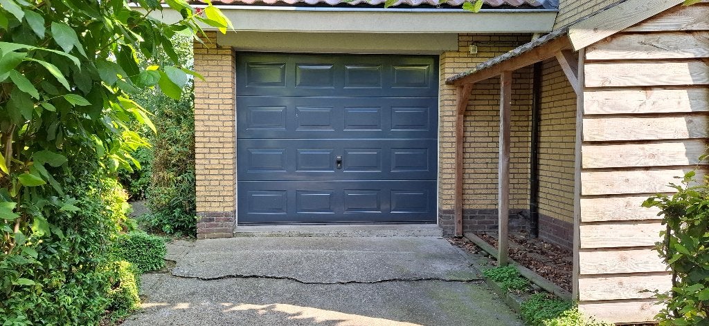 Garagedeur - Donkergrijs, in goede staat, Ophalen, Gebruikt, Minder dan 80 cm, Garagedeur