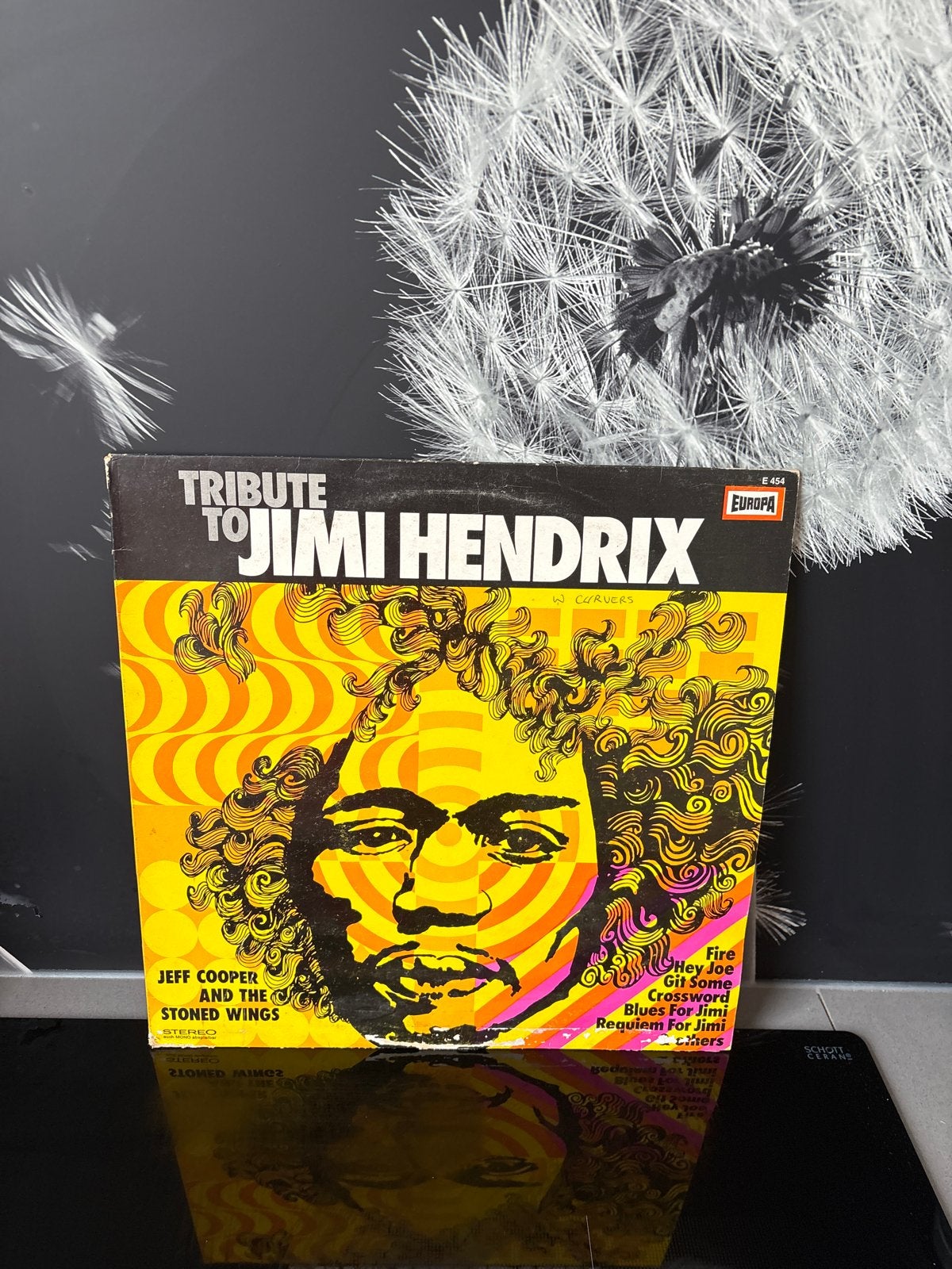 Tribute to Jimi Hendrix LP - Jeff Cooper & The Stoned Wings, Cd's en Dvd's, Vinyl | Pop, LP, Rock, Gebruikt, Ophalen of Verzenden