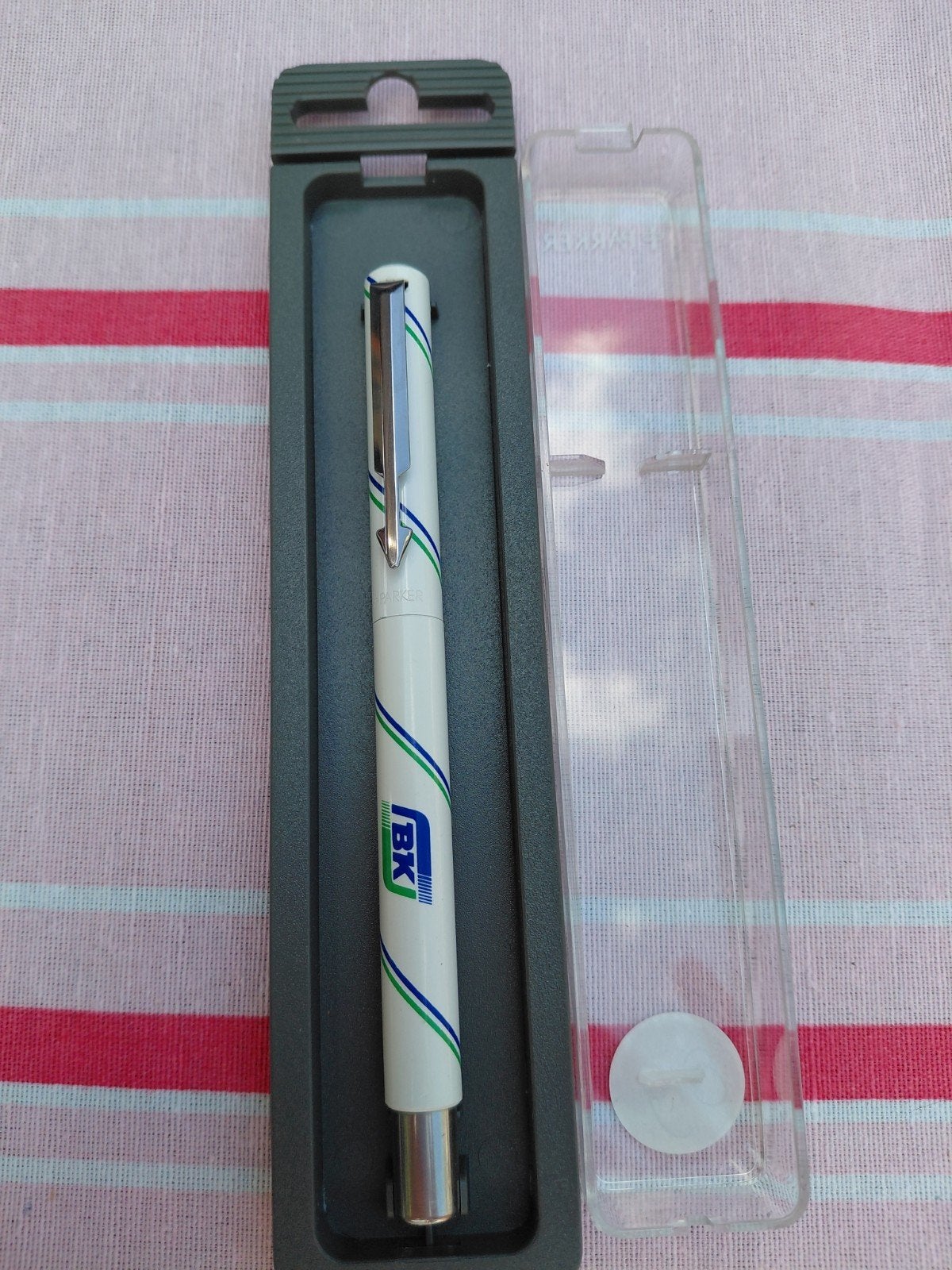 Parkerpen met opdruk, Ophalen of Verzenden, Balpen, Overige merken