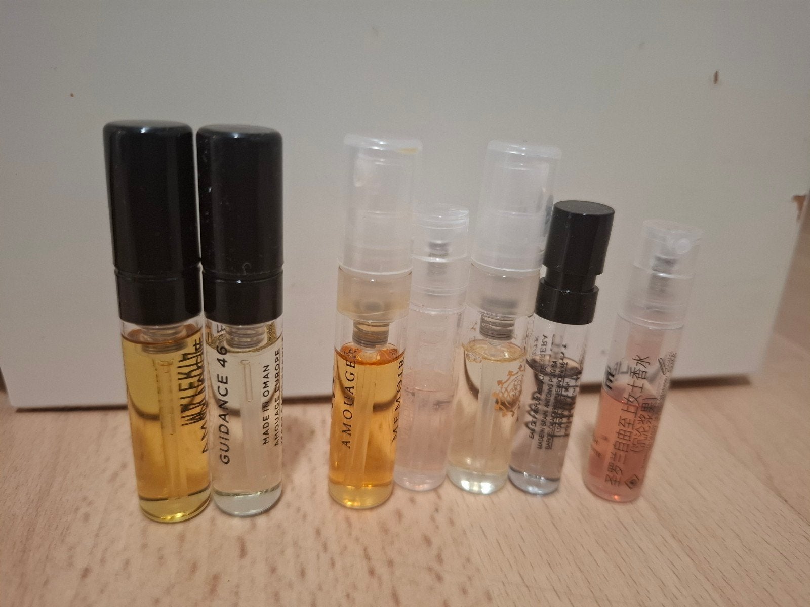 Parfum Samples & Mini's: Amouage, Carolina Herrera, etc., Verzenden, Zo goed als nieuw
