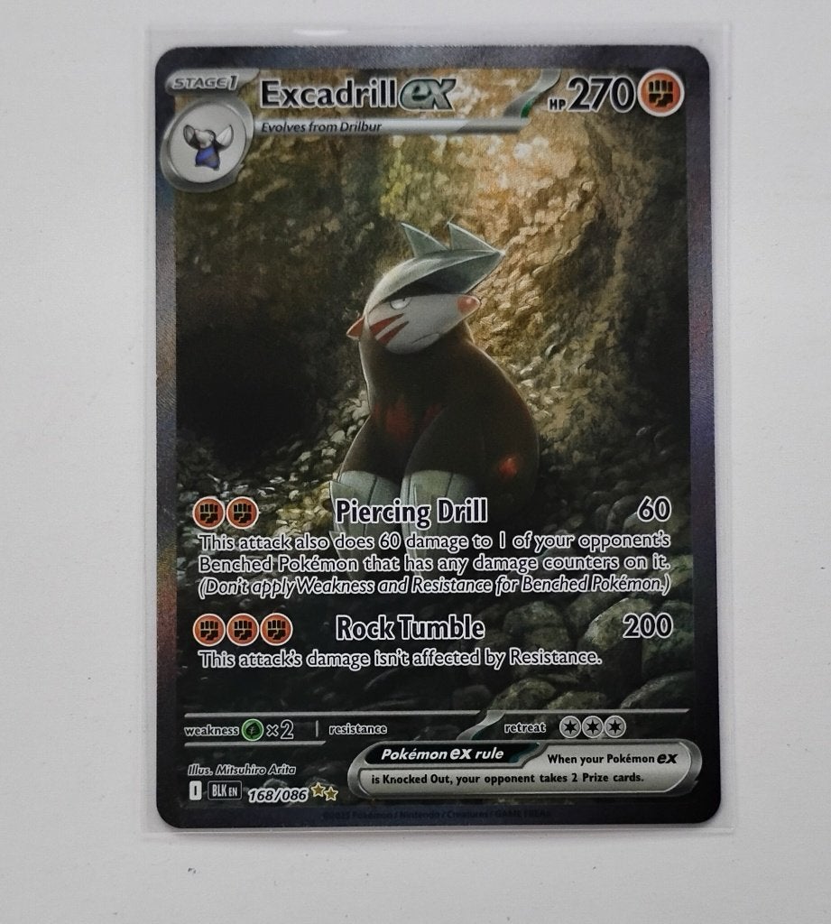 Blk168 Excadrill ex Pokemon black bolt, Verzenden, Nieuw, Losse kaart, Foil