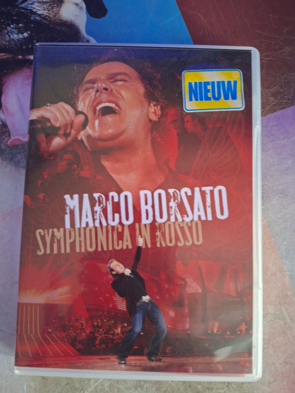 Marco Borsato - Symphonica in Rosso DVD (Nieuw), Alle leeftijden, Nederlands, Concert, Nieuw in verpakking