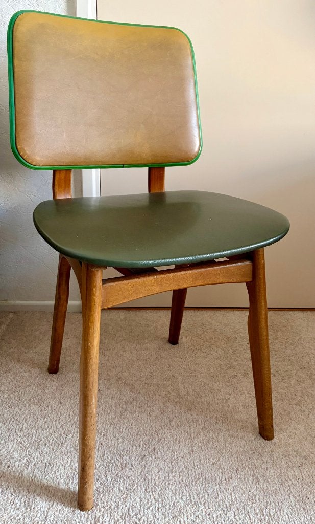 Retro eetkamer stoelen set 4 stuks, Ophalen, Gebruikt, Retro, Vier