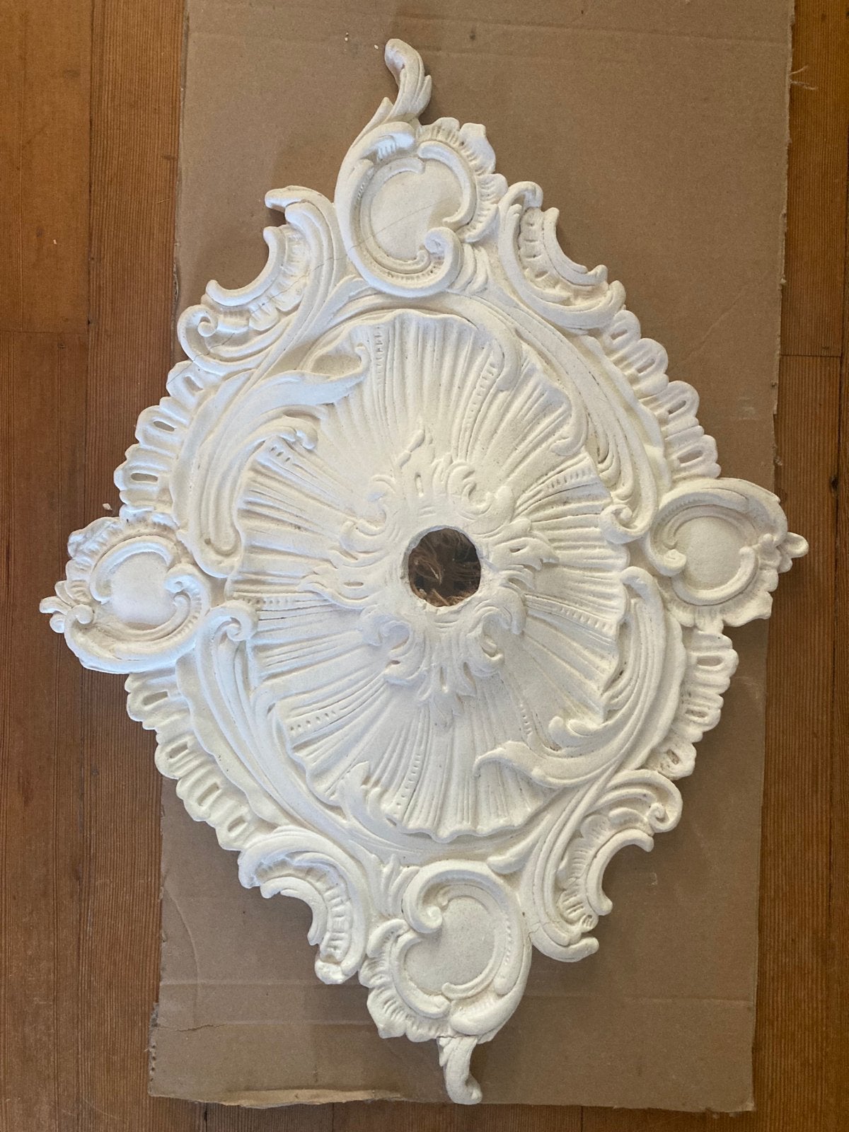 Groot plafond rozet / ornament jaren ‘30 (origineel), Ophalen, Gebruikt, Overige materialen, Overige stijlen