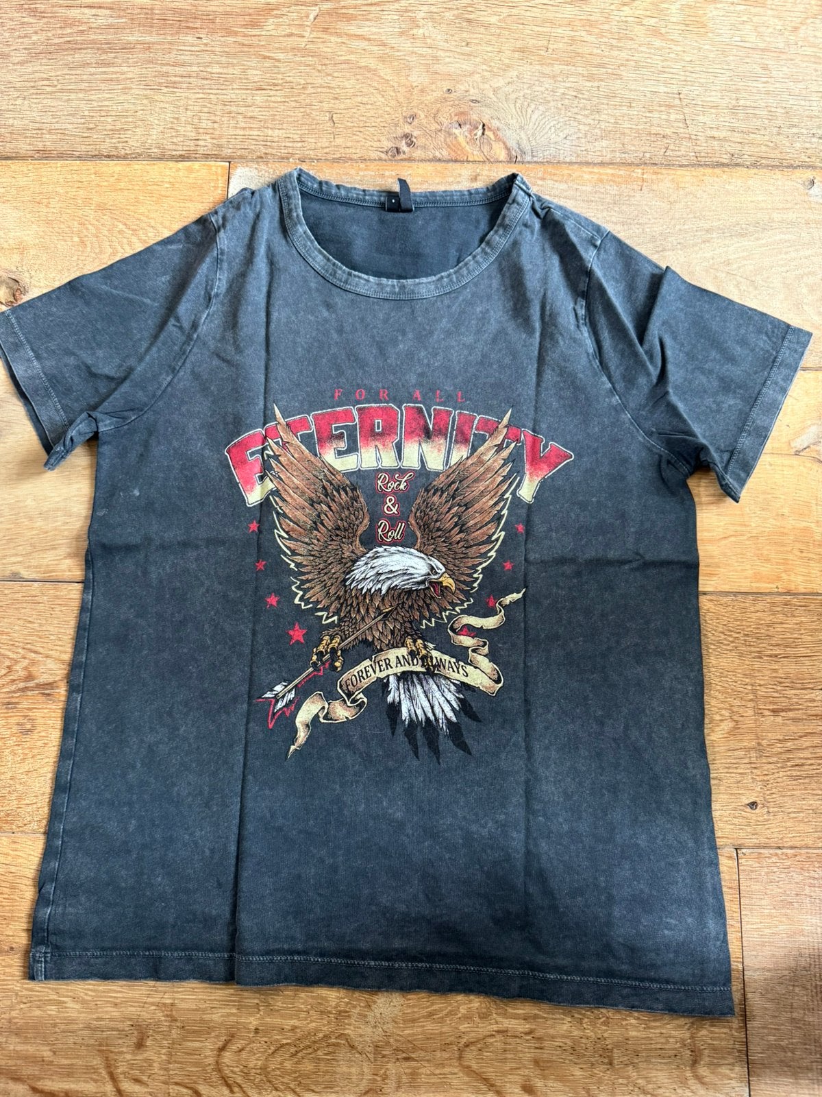 Vero Moda T-shirt met adelaarprint - Maat S, Ophalen of Verzenden, Zo goed als nieuw, Korte mouw, Maat 36 (S)