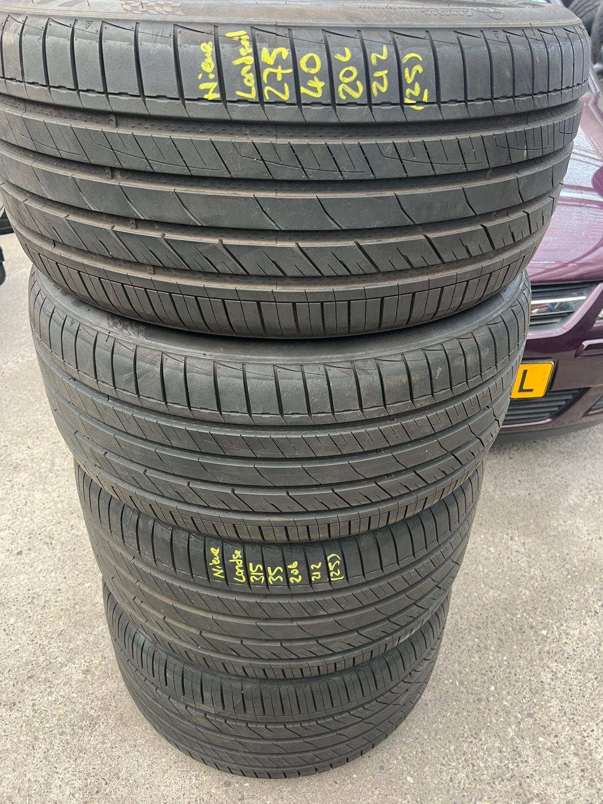 Landseıl (Nıeuwe)Dot 2825 Breed Set 275/40/20/…315/35/20, Auto-onderdelen, Ophalen, Nieuw, Band(en), Personenwagen