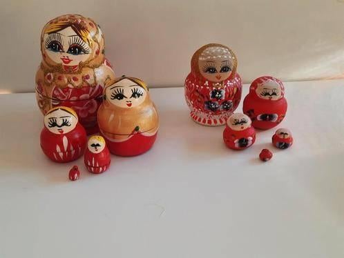 Matroesjka poppetjes - Russische poppetjes , 2 sets, Verzamelen, Poppetjes en Figuurtjes, Ophalen of Verzenden, Zo goed als nieuw