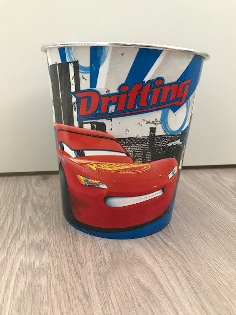Cars prullenbak (2 stuks beschikbaar), Meerkleurig, Ophalen, Zo goed als nieuw, Overige typen