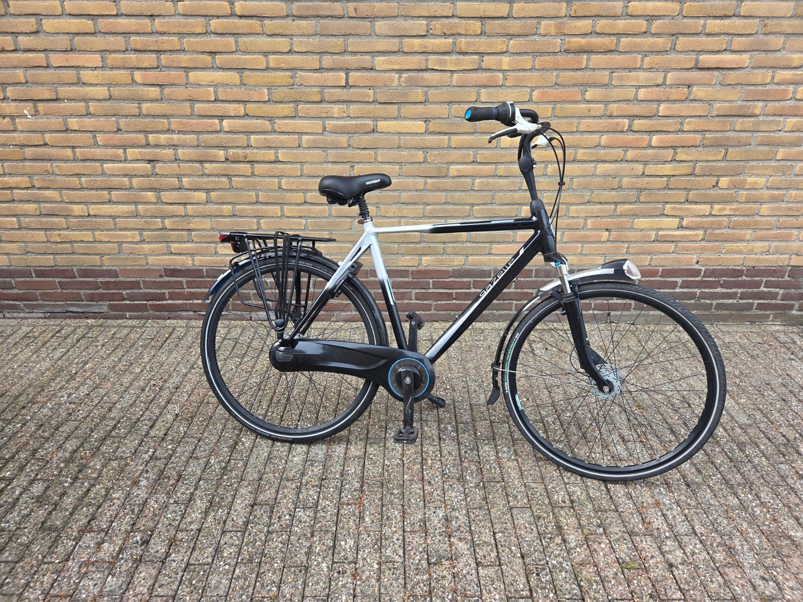 Gazelle eclipse C8 herenfiets, Fietsen en Brommers, Ophalen, Gebruikt, Versnellingen, 57 tot 61 cm