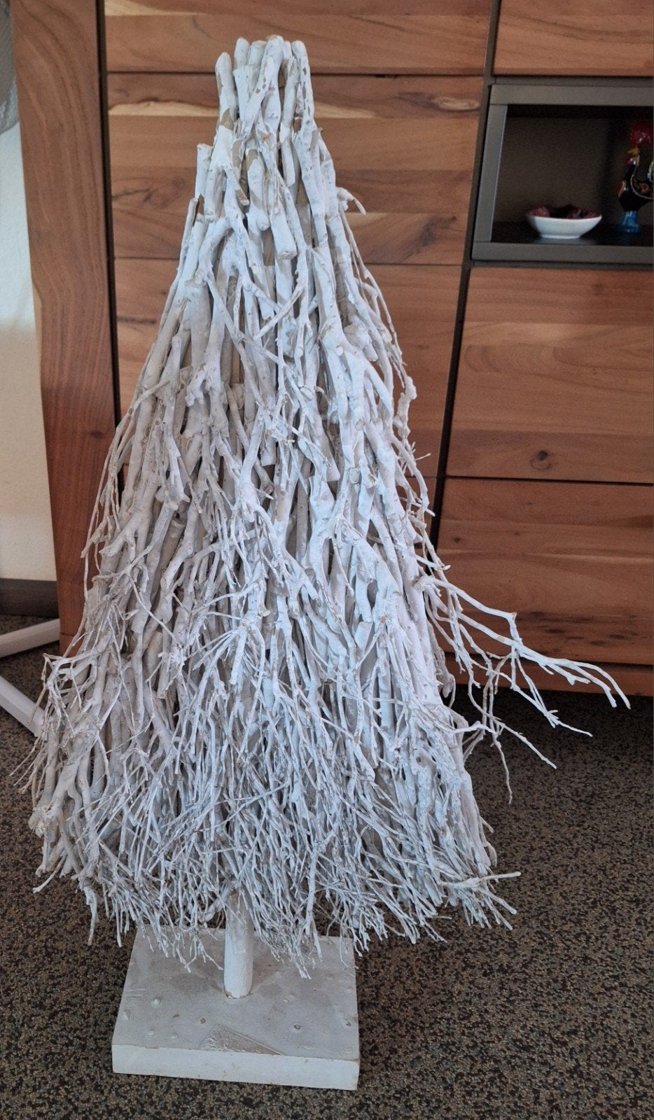 Decoratieve Witte Houten Boom, Ophalen, Hout, Gebruikt, Landelijk