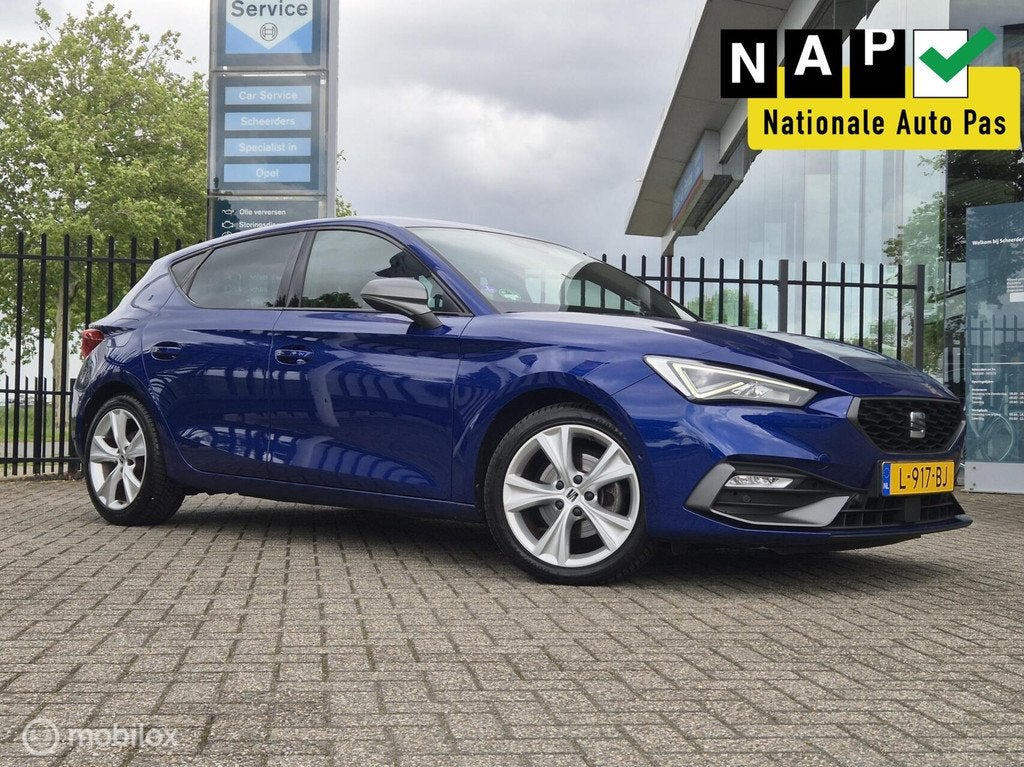 Seat Leon 1.5|Business Intense|Stoel/Stuur verw|Sfeerverl, Auto's, Seat, Bedrijf, Te koop, Leon, ABS, Achteruitrijcamera, Adaptive Cruise Control