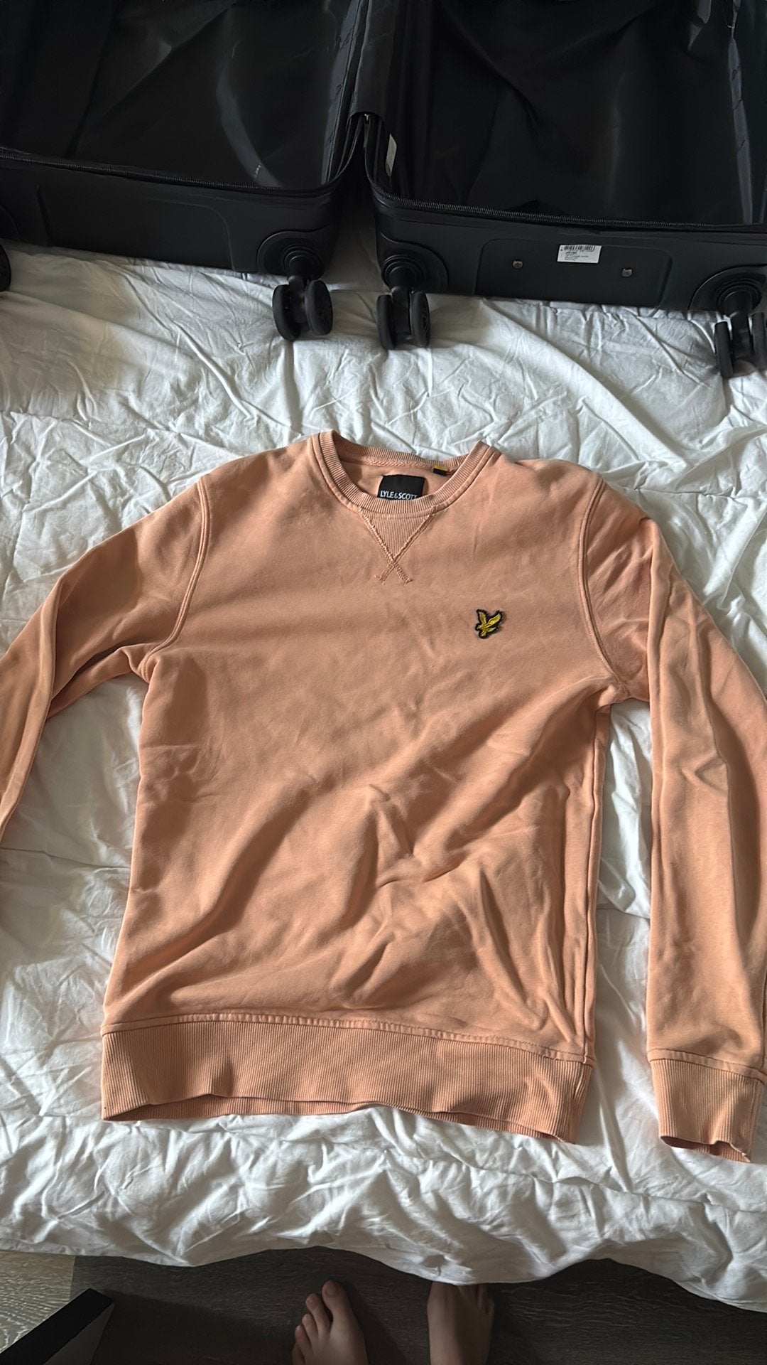 Lyle & Scott Trui xs, Ophalen, Zo goed als nieuw, Maat 46 (S) of kleiner, Oranje