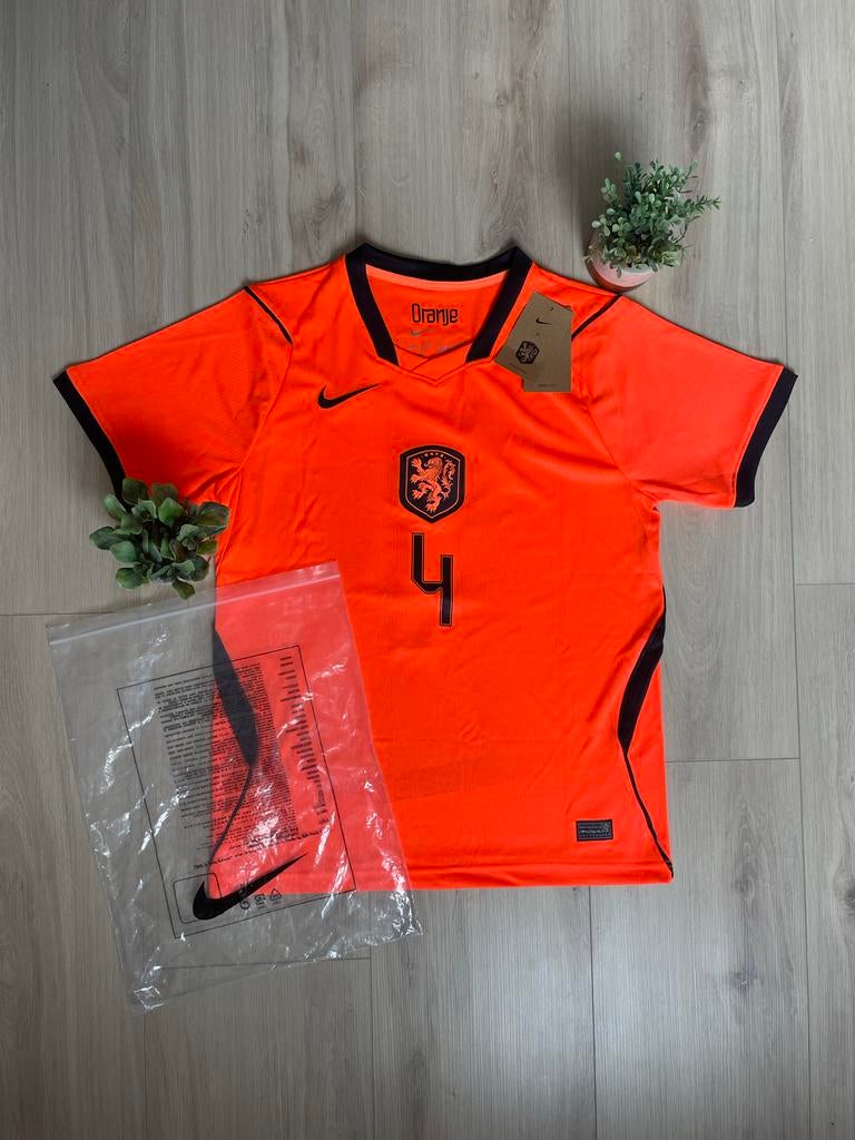 Nike Nederland 2026/27 thuisshirt Virgil #4 Maat S, Maat S, Ophalen of Verzenden, Nieuw, Shirt