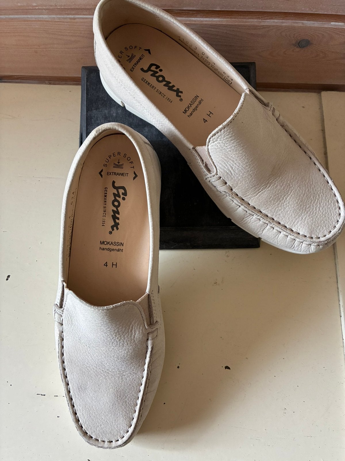 Mocassins van het merk Sioux, Ophalen, Zo goed als nieuw, Zwart, Sneakers of Gympen