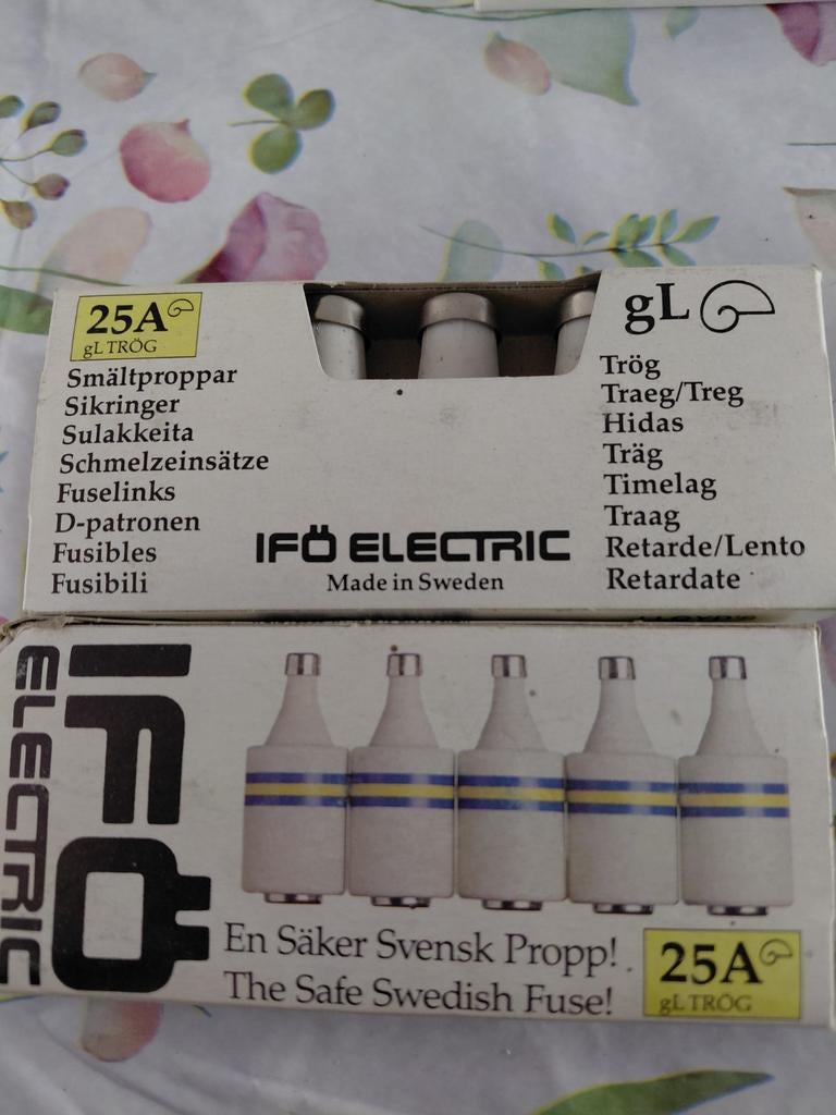 3 soorten stoppen 16a- 20a- 25a, Doe-het-zelf en Verbouw, Elektra en Kabels, Ophalen of Verzenden, Overige typen