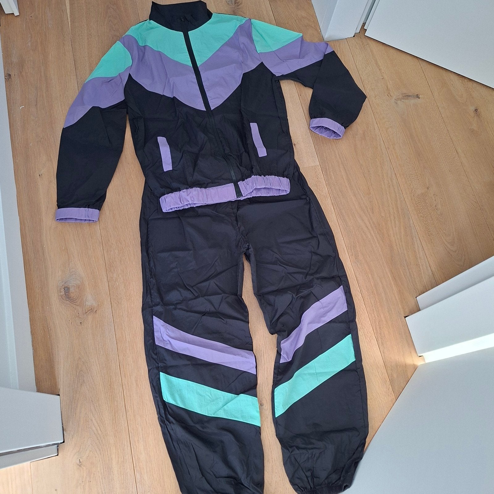 fout trainingspak 80's 90's retro gabber L, Maat 52/54 (L), Verzenden, Kleding, Overige thema's