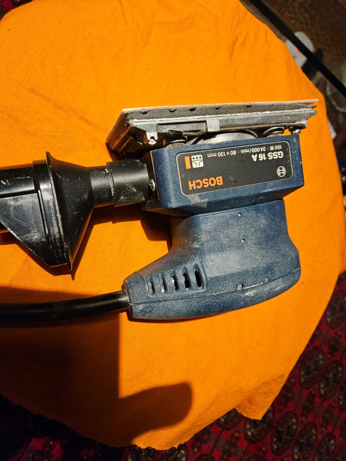 Bosch GSS 16 A Vlakschuurmachine - 150W, Doe-het-zelf en Verbouw, Ophalen