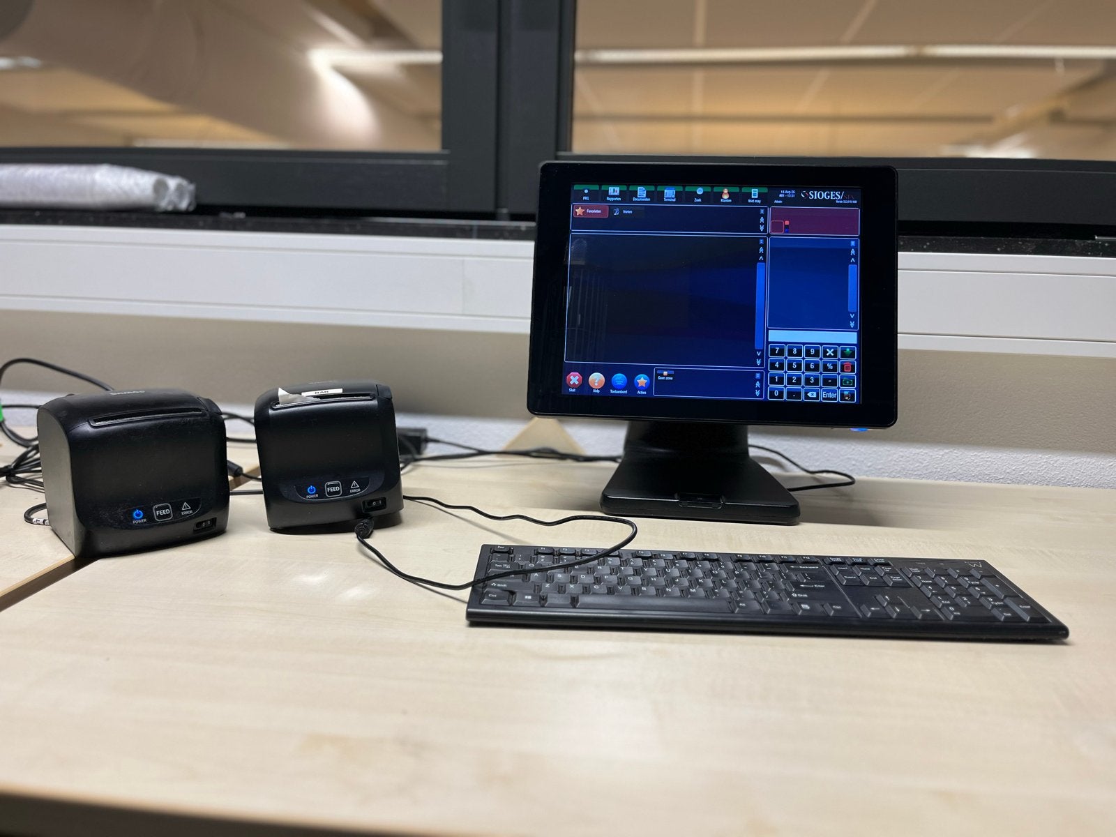Sam4s Titan-S100 POS-systeem met printers en toetsenbord, Ophalen of Verzenden