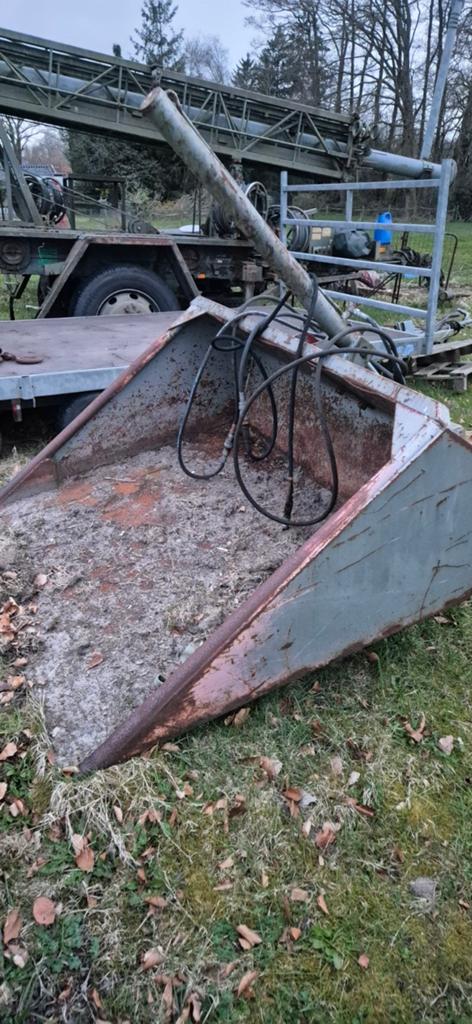 Schepbak voor heftruck- Langhout, Ophalen