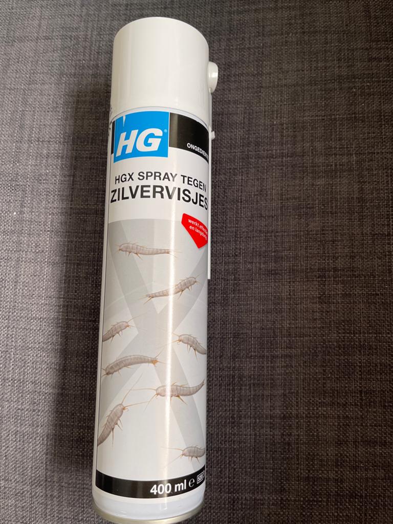 HGX Spray tegen zilvervisjes - Nieuw en ongeopend, Ophalen of Verzenden, Nieuw, Ongediertebestrijding