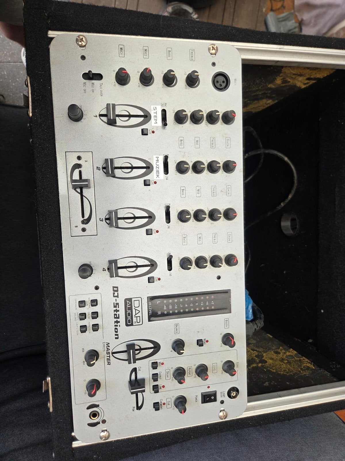 DAP Audio DJ-Station Mengpaneel, Muziek en Instrumenten, Mengpanelen, Ophalen of Verzenden, Gebruikt, 10 tot 20 kanalen, Microfooningang